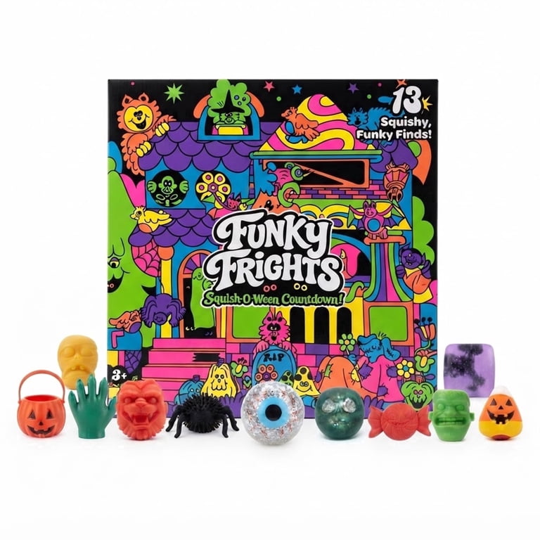 NeeDoh Funky Frights Squish-O-Ween Countdown