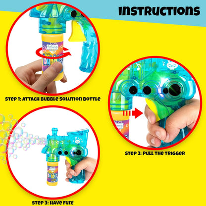 Art Creativity Train Friction Bubble Guns 2 Pack