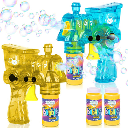 Art Creativity Train Friction Bubble Guns 2 Pack