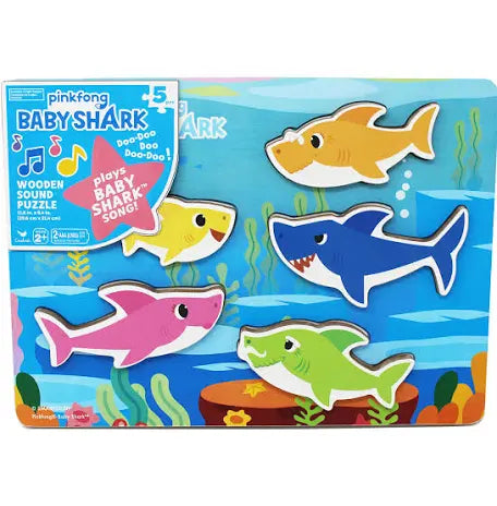 Baby Shark Wooden Sound Puzzle