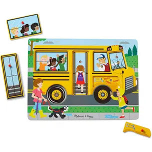 Wheel on The Bus Wooden Song Puzzle