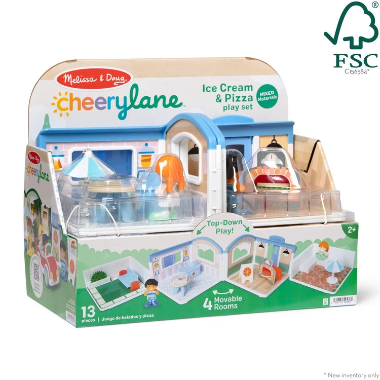 Melissa & Doug Ice Cream & Pizza Playset