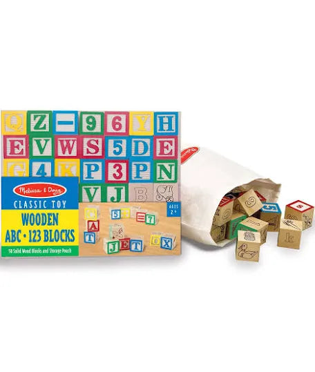 ABC-123- Wooden Blocks