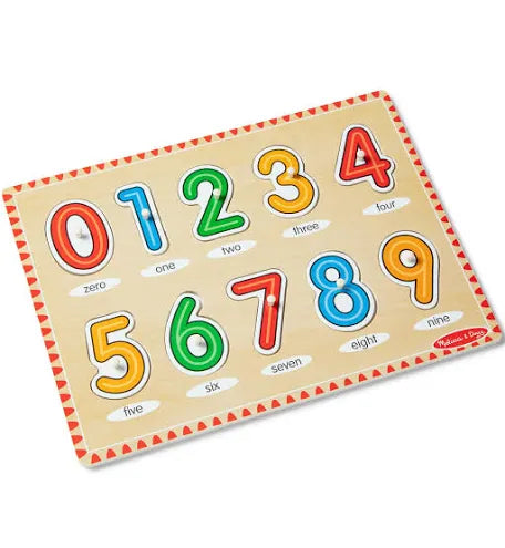 Melissa & Doug 123s Peg Puzzle