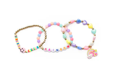 Great Pretenders Rainbow Smiles Bracelet 3PC Set