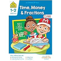 School Zone Time, Money & Fractions