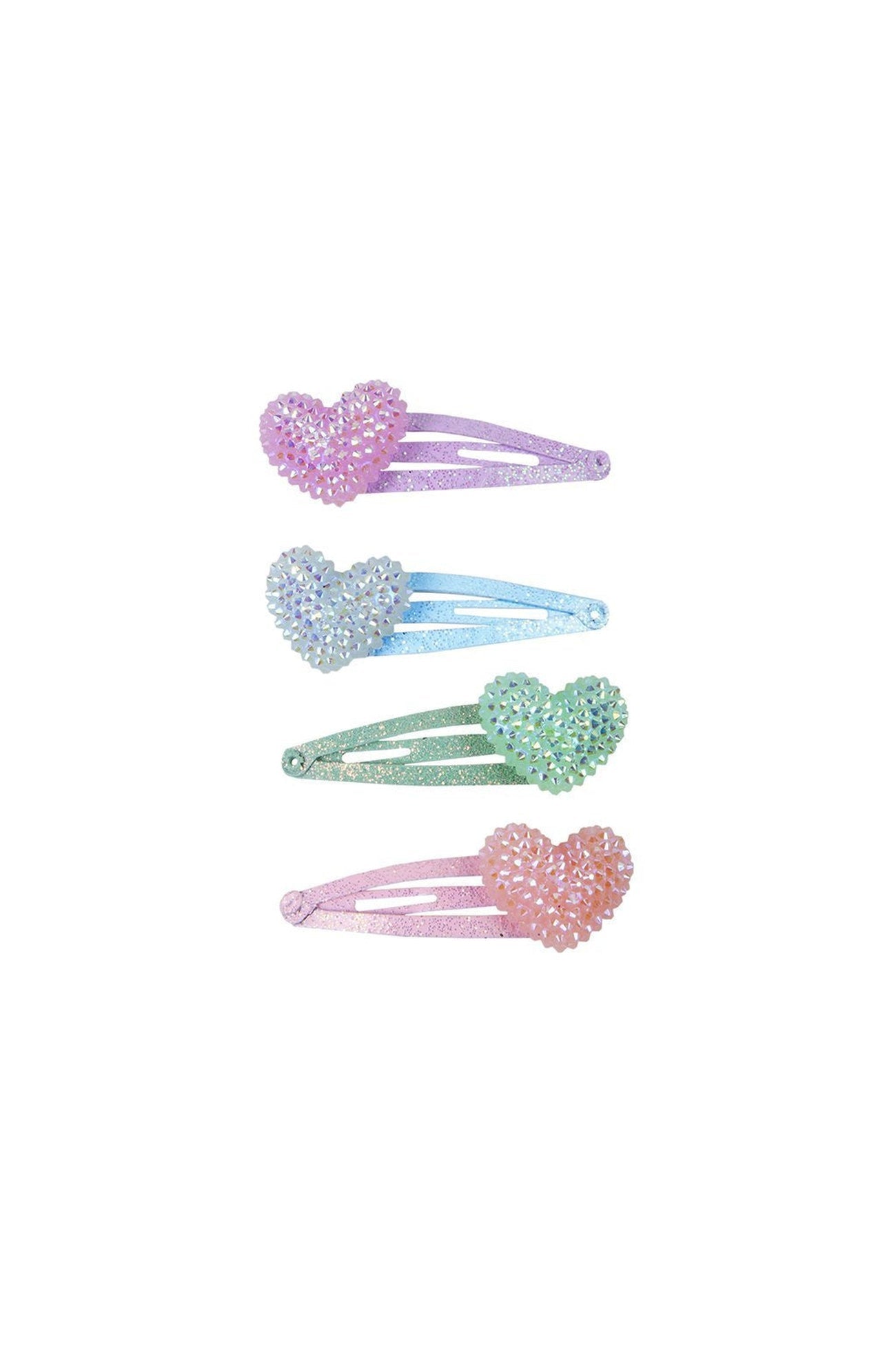 Great Pretenders Sparkle Heart Bobble Hair-clips