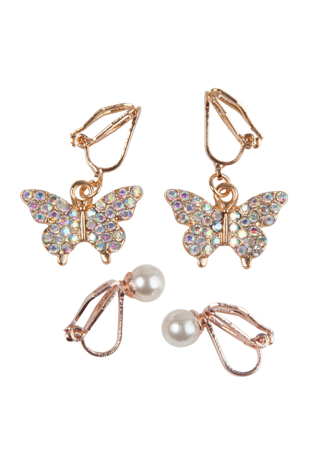 Great Pretenders Boutique Butterfly Clip-On Earrings