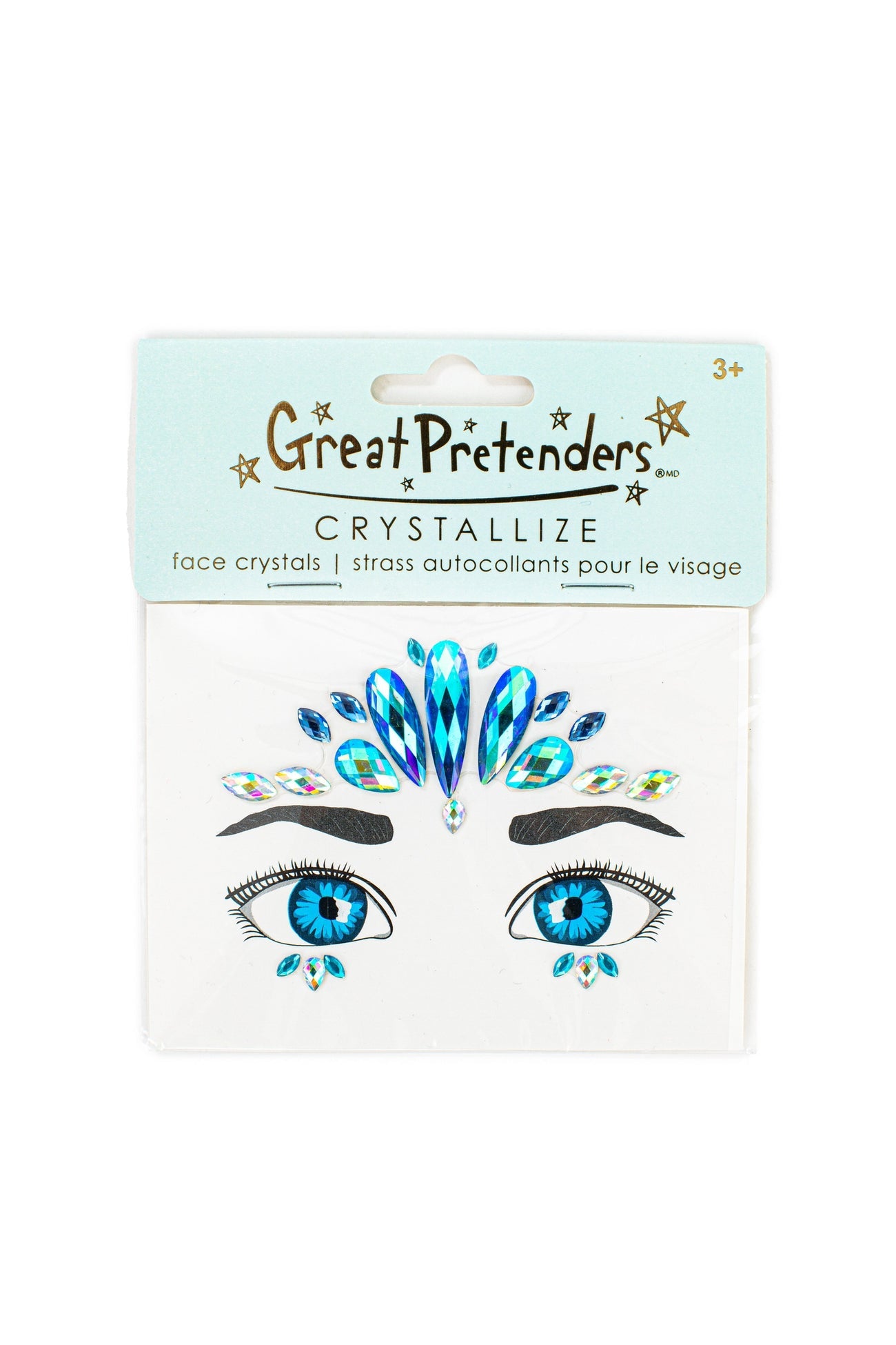 Great Pretenders Face Crystals Blue Unicorns