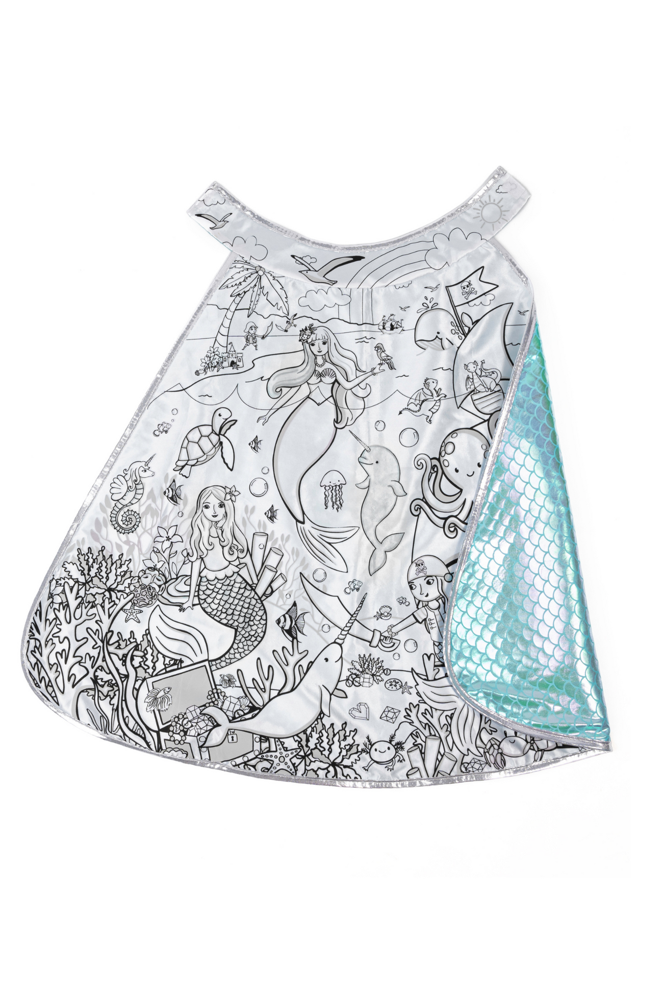 Great Pretenders Color A Cape Mermaid Dreamscape
