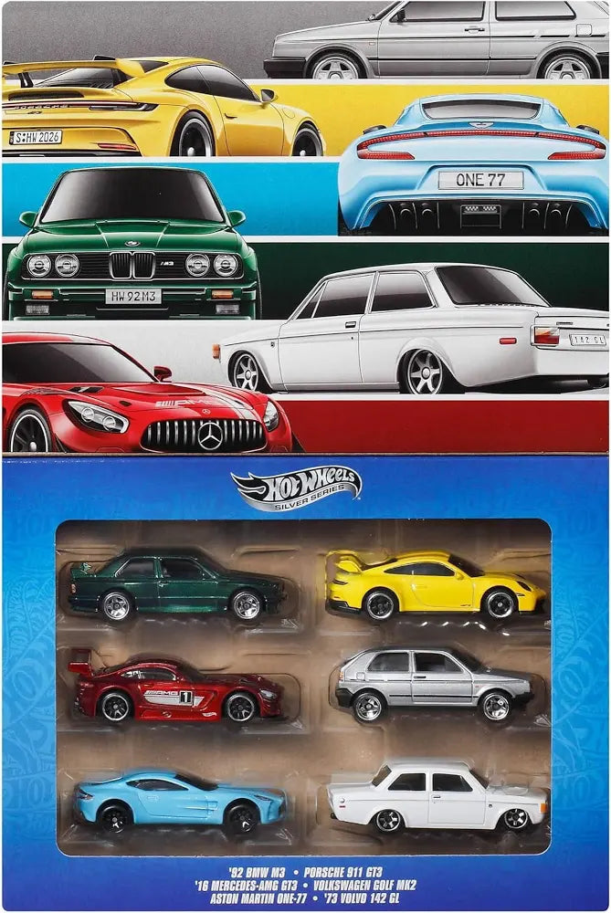 Hot Wheels Silver Series Euro Multipack