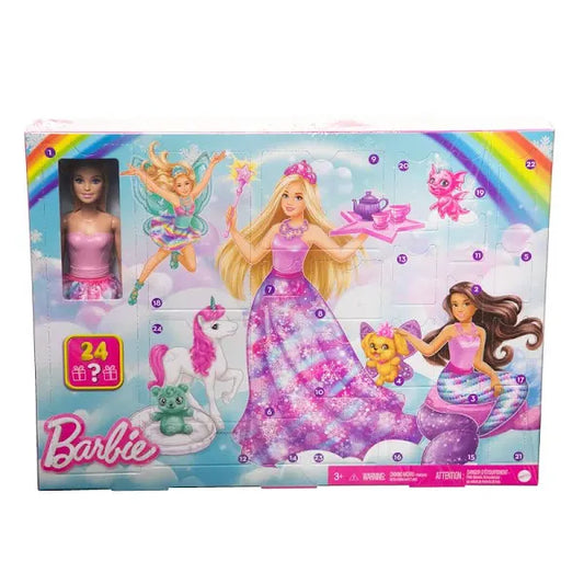 Barbie Dreamtopia Advent Calendar with Doll and 24 Surprises