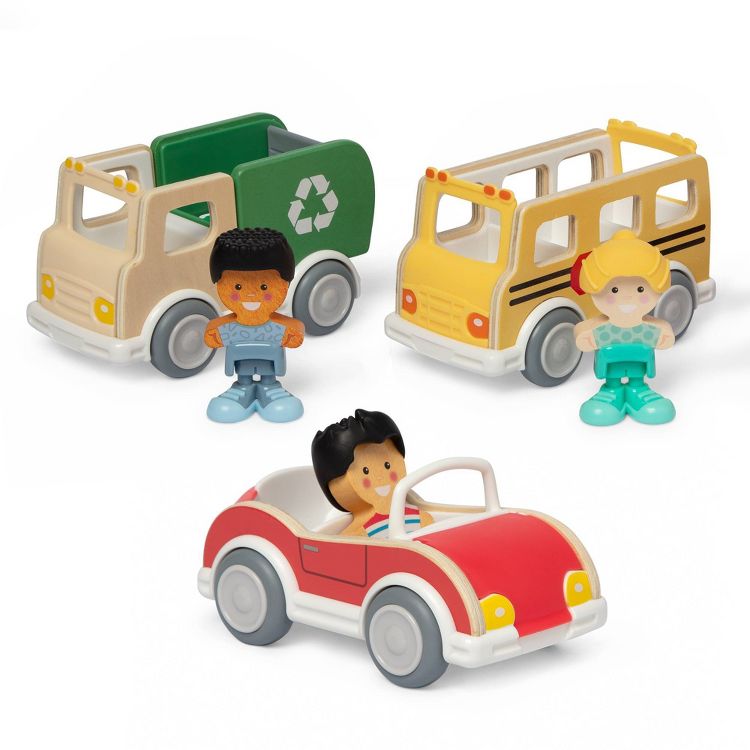 Melissa &Doug Cherry Lane 7 Piece Vehicles & Play Figures
