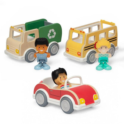 Melissa &Doug Cherry Lane 7 Piece Vehicles & Play Figures