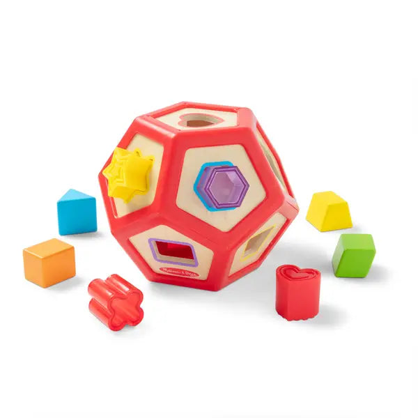 Melissa & Doug Geometric Shape Sorter With 11 Shapes