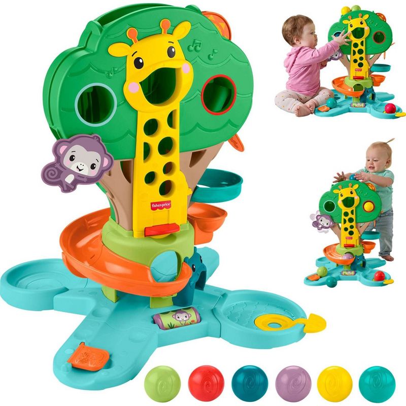 Fisher Price Sit-To-Stand Jungle Tree