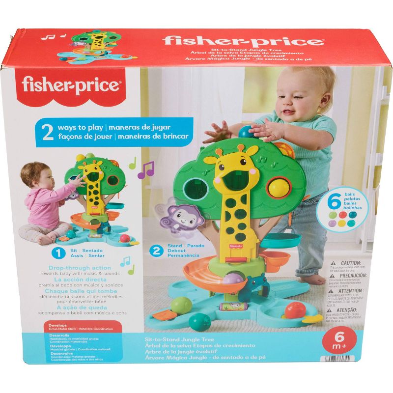 Fisher Price Sit-To-Stand Jungle Tree