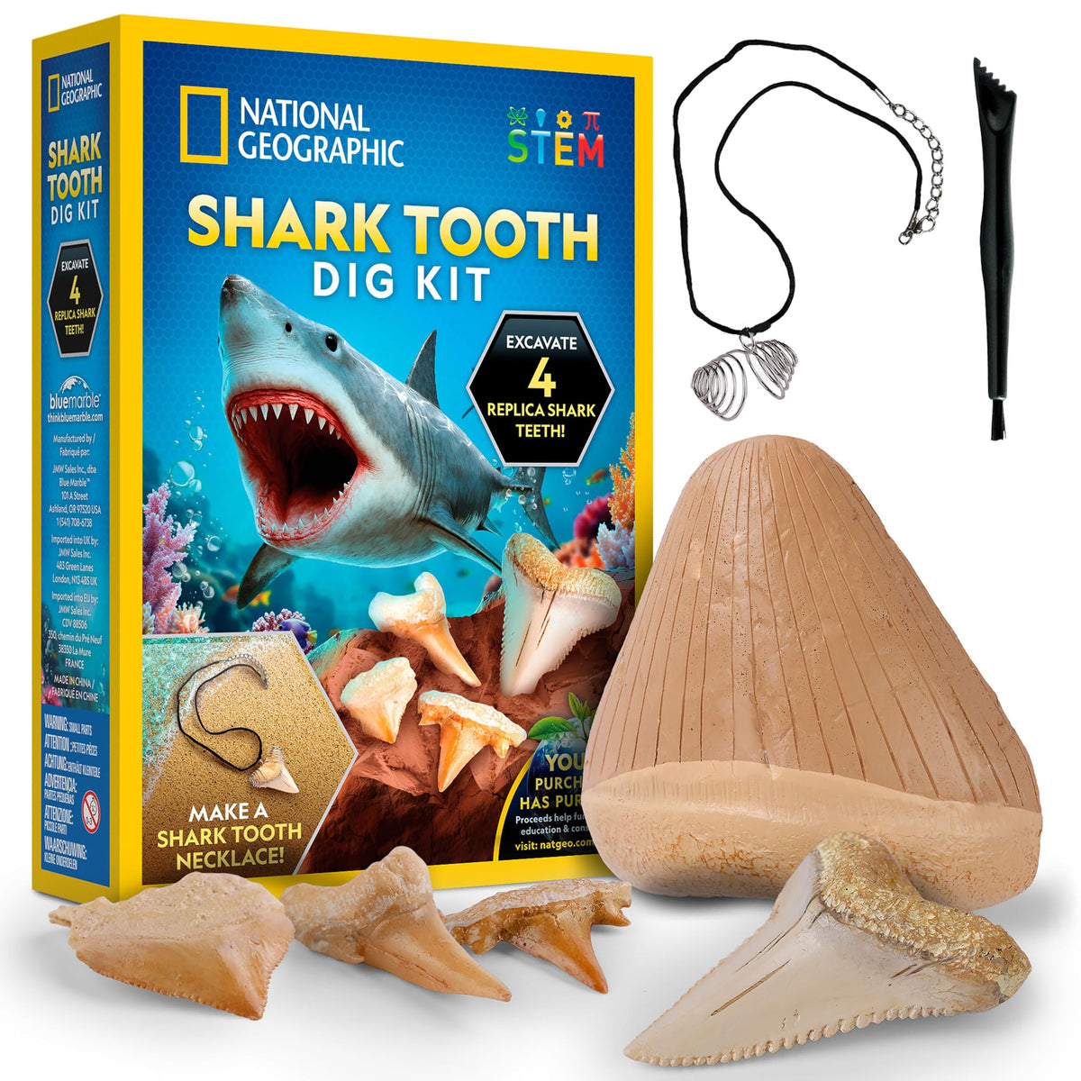 National Geographic Shark Tooth Dig Kit
