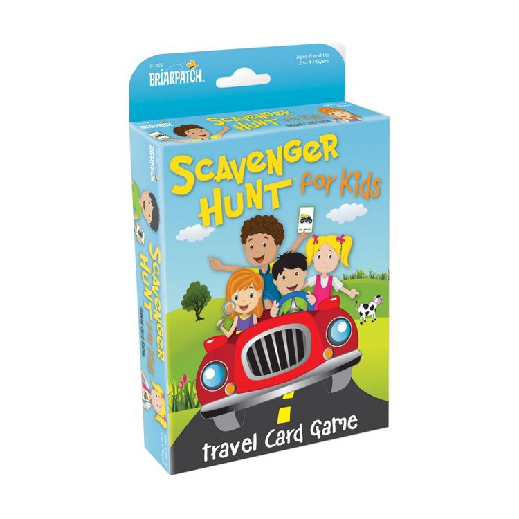Scavenger Hunt For Kids Travel Card Game