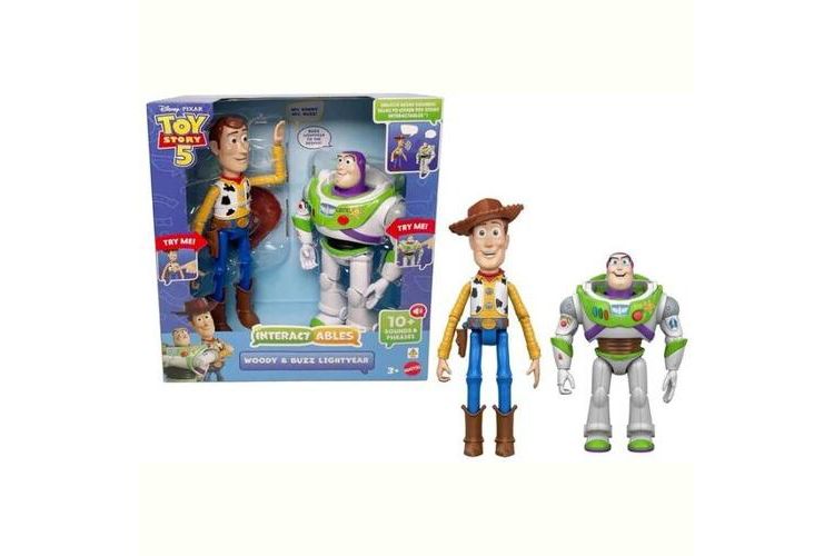 Disney Pixar Toy Story Interactables Woody & Buzz Lightyear