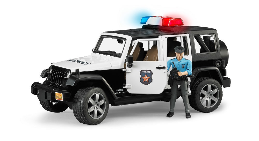 Bruder 02526 Jeep Rubicon Police Car