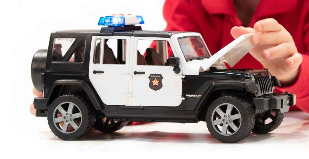 Bruder 02526 Jeep Rubicon Police Car