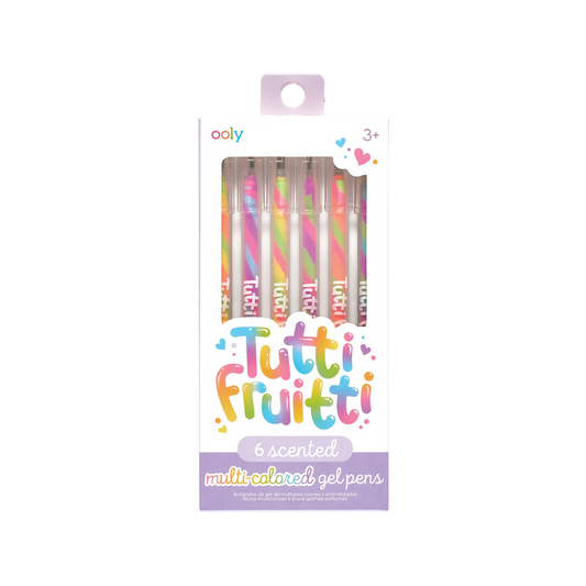 Tutti Fruitti 6 Scented Multi-Colored Gel Pens