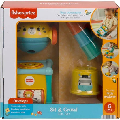 Fisher Price Sit & Crawl Gift Set