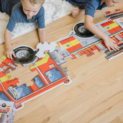 Melissa & Doug Giant Fire Truck Floor Puzzle