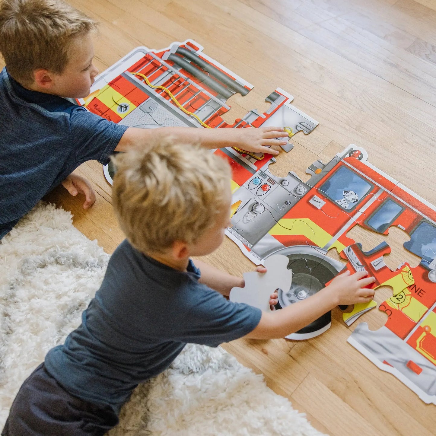 Melissa & Doug Giant Fire Truck Floor Puzzle