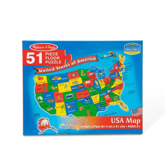 Map Floor Puzzle Melissa & Doug