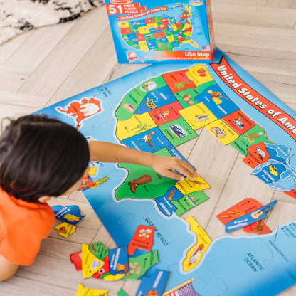 Map Floor Puzzle Melissa & Doug