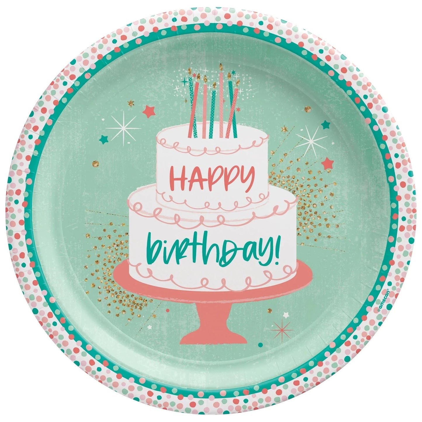 Happy Cake Day 10.5" Plates