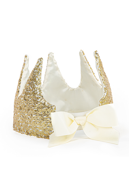 Great Pretenders Gracious Gold Sequins Crown