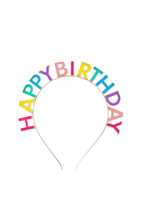 Great Pretenders Rainbow Happy Birthday Headband