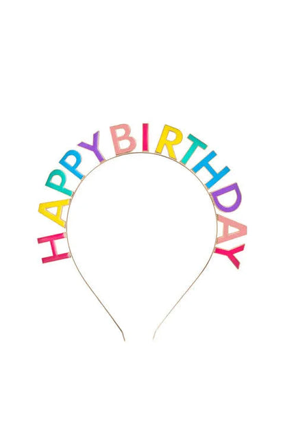 Great Pretenders Rainbow Happy Birthday Headband
