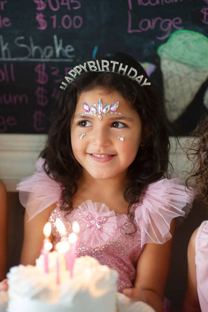 Great Pretenders Silver Happy Birthday Headband
