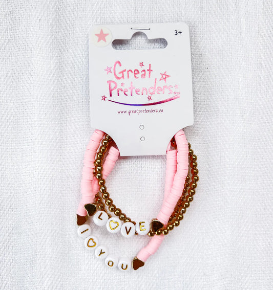 Great Pretenders Pink Love Bracelet