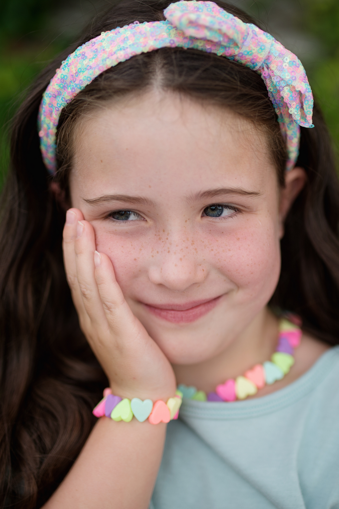 Great Pretenders Sweet Tart Heart Necklace & Bracelet Set