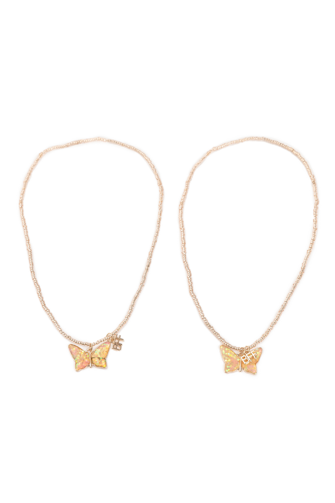 Great Pretenders BFF Butterfly Share & Tear Necklaces