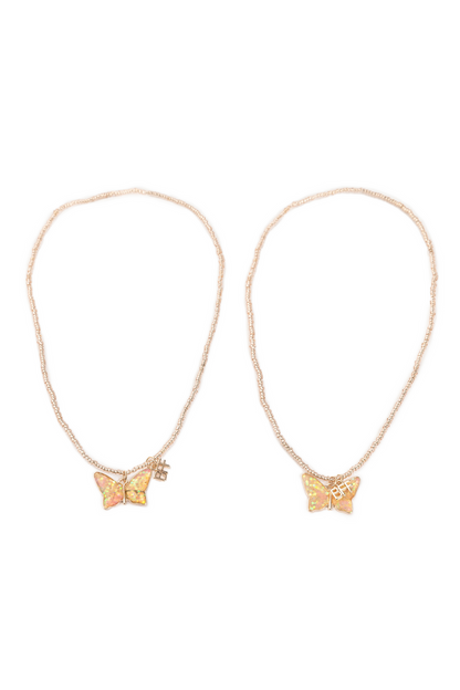 Great Pretenders BFF Butterfly Share & Tear Necklaces