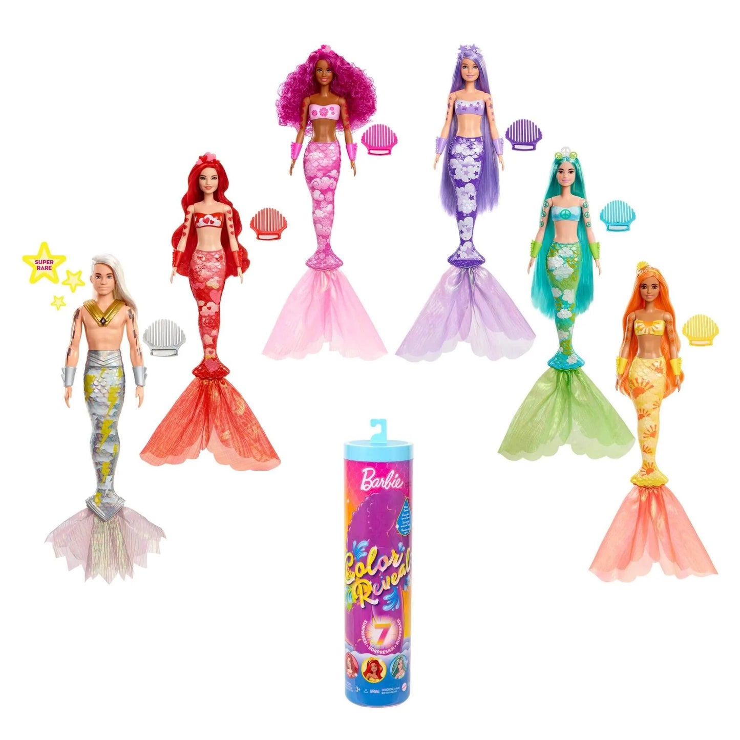 Barbie Color Reveal Mermaid Doll