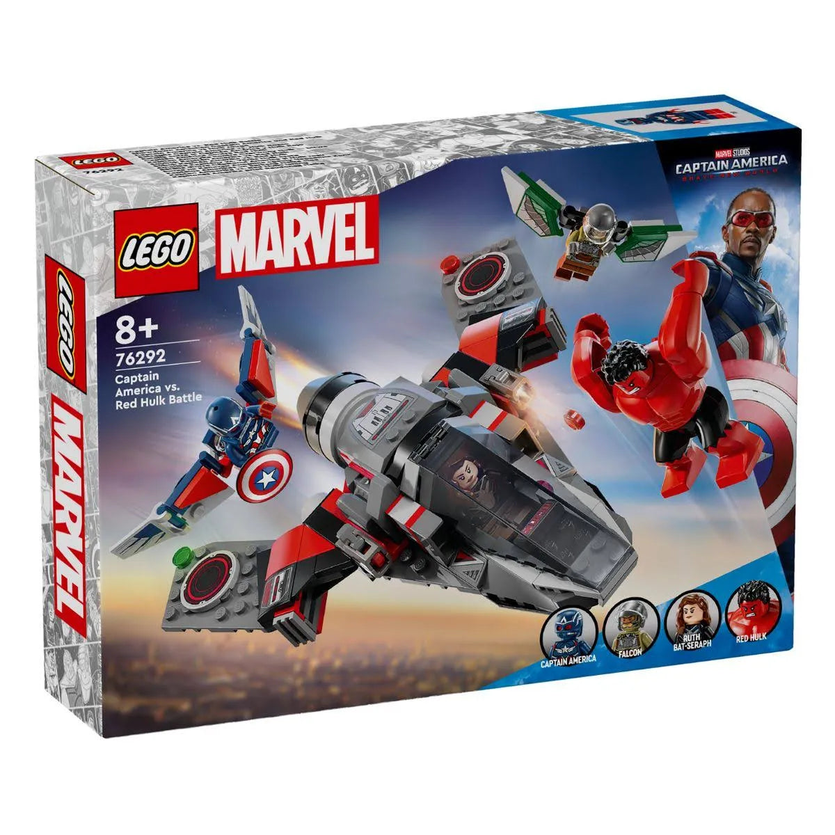 LEGO 76292 Marvel Captain America vs. Red Hulk Battle