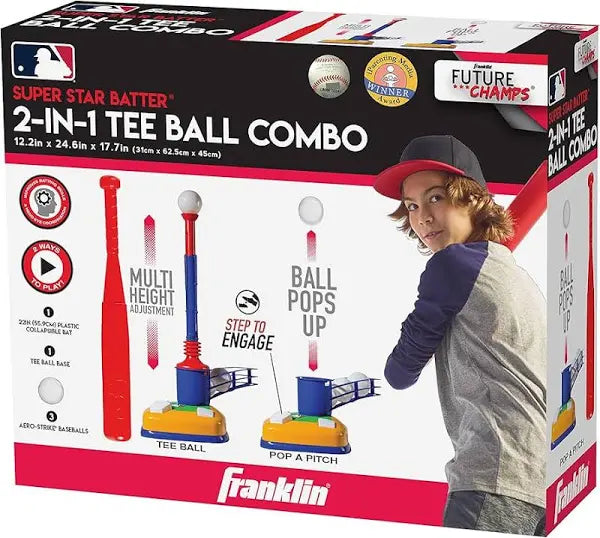 Franklin Sports MLB 2-in-1 Super Star Batter