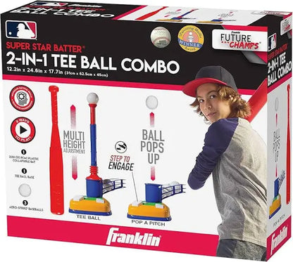Franklin Sports MLB 2-in-1 Super Star Batter