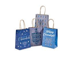 Set of four Chanukah Gift Bags