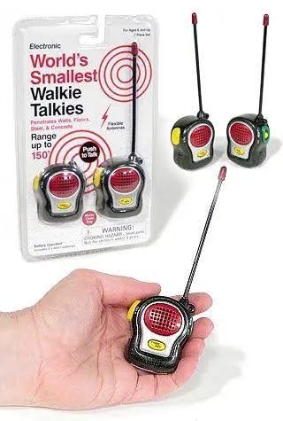 World's Tiniest Walkie Talkies