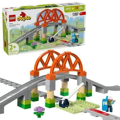 LEGO Duplo 10426 Train Bridge and Tracks Expansion Set