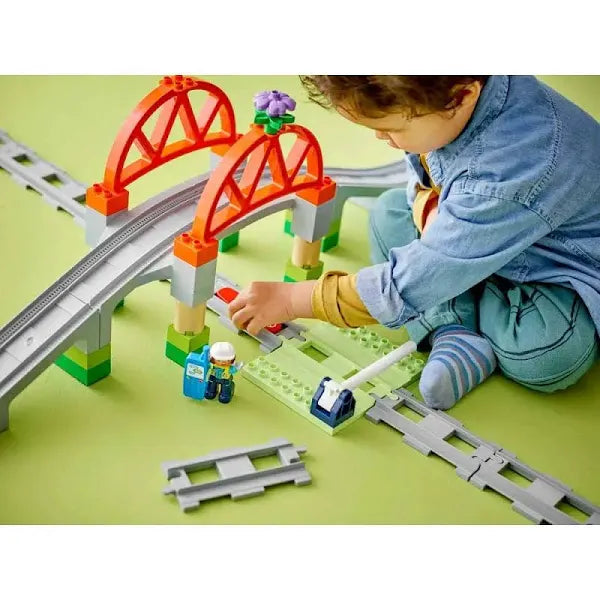 LEGO Duplo 10426 Train Bridge and Tracks Expansion Set