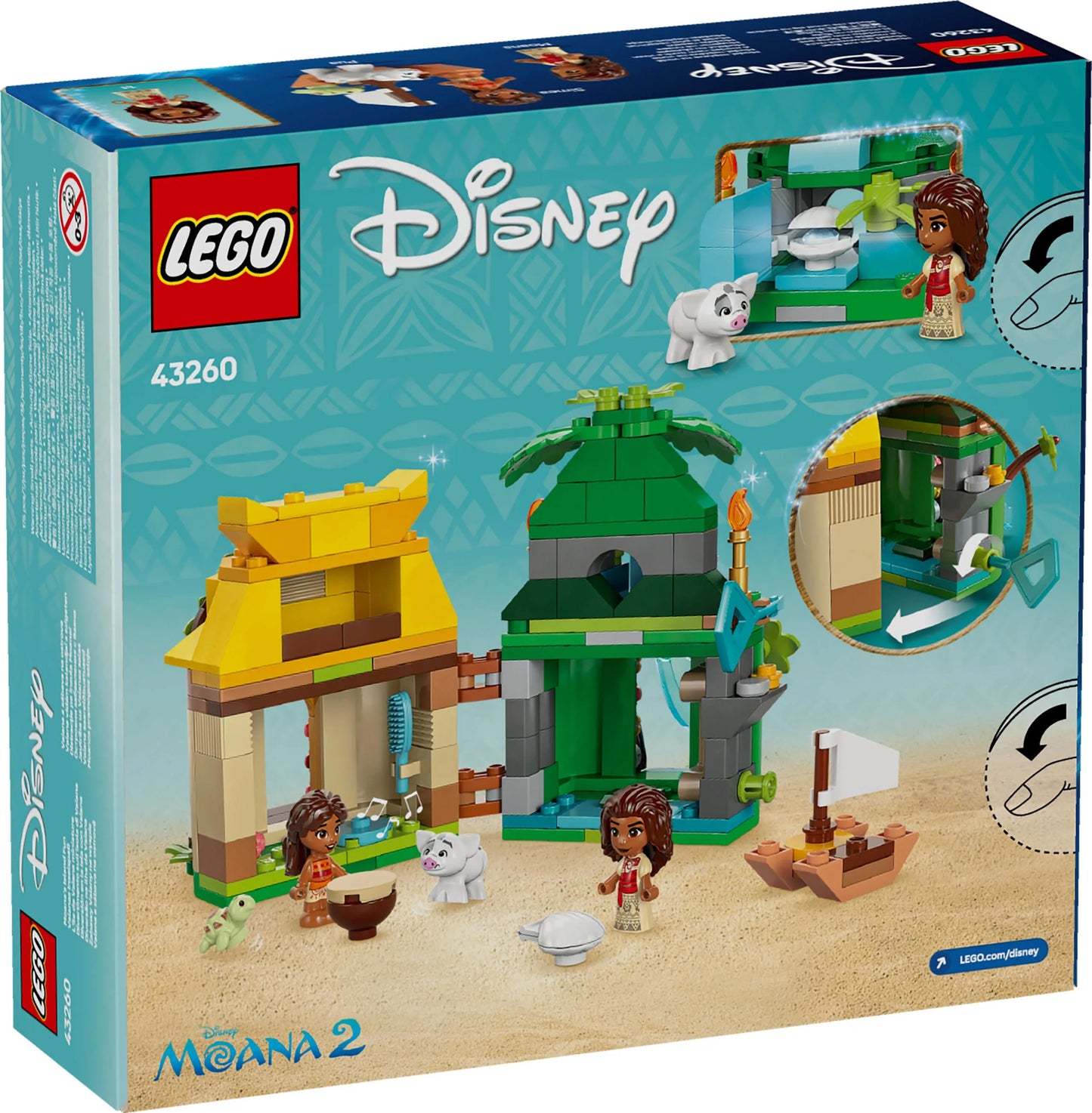 LEGO Disney 43260 Moana’s Island Fun